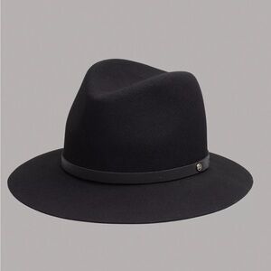 Rag and Bone black wool fedora